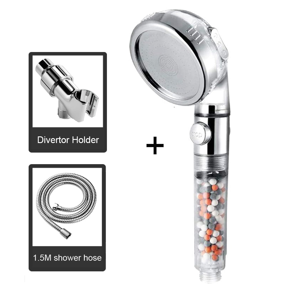 3 Mode Water Filtration Shower Head