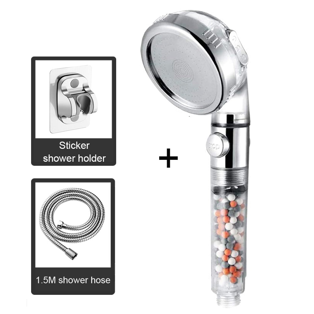 3 Mode Water Filtration Shower Head