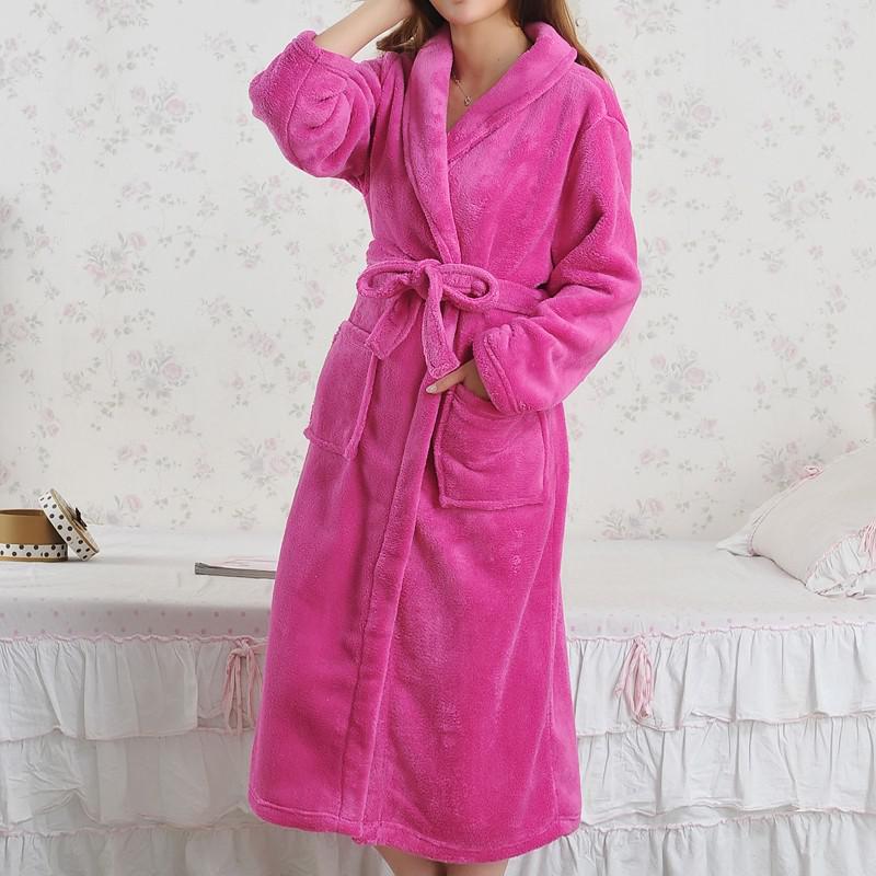 Fleece Long BathRobe