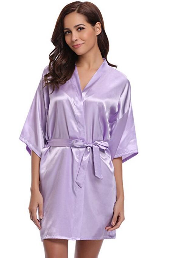 Silk Kimono Bathrobe