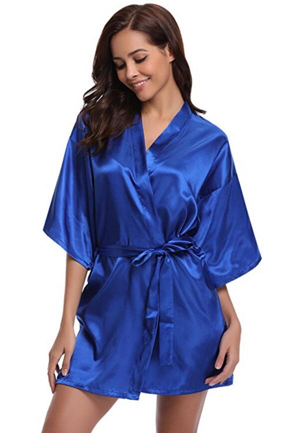 Silk Kimono Bathrobe