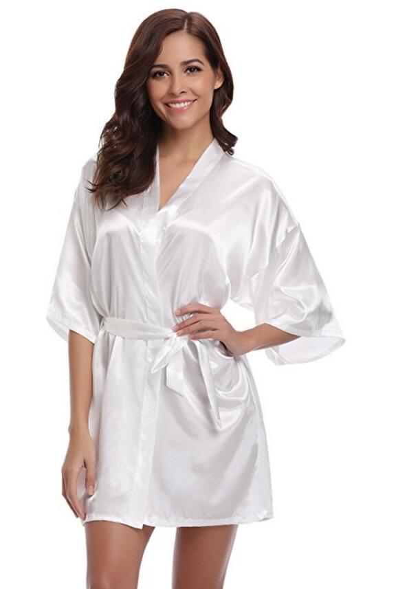 Silk Kimono Bathrobe