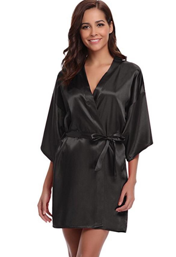 Silk Kimono Bathrobe