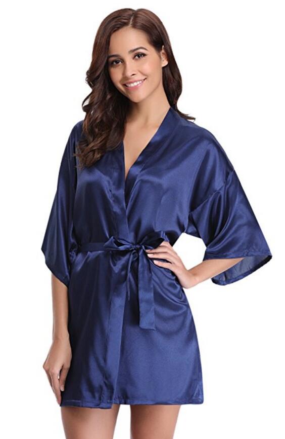 Silk Kimono Bathrobe