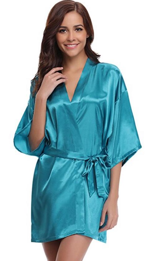 Silk Kimono Bathrobe