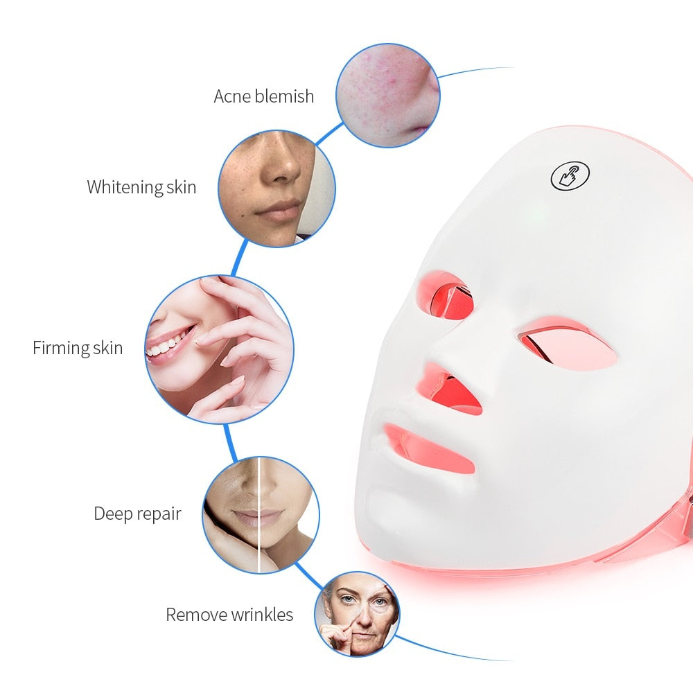 Rechargeable Facial LED Mask