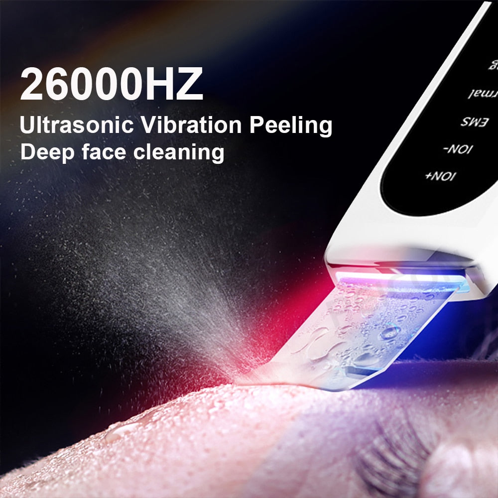 Ultrasonic Ion Face Cleaning and Blackhead Remover