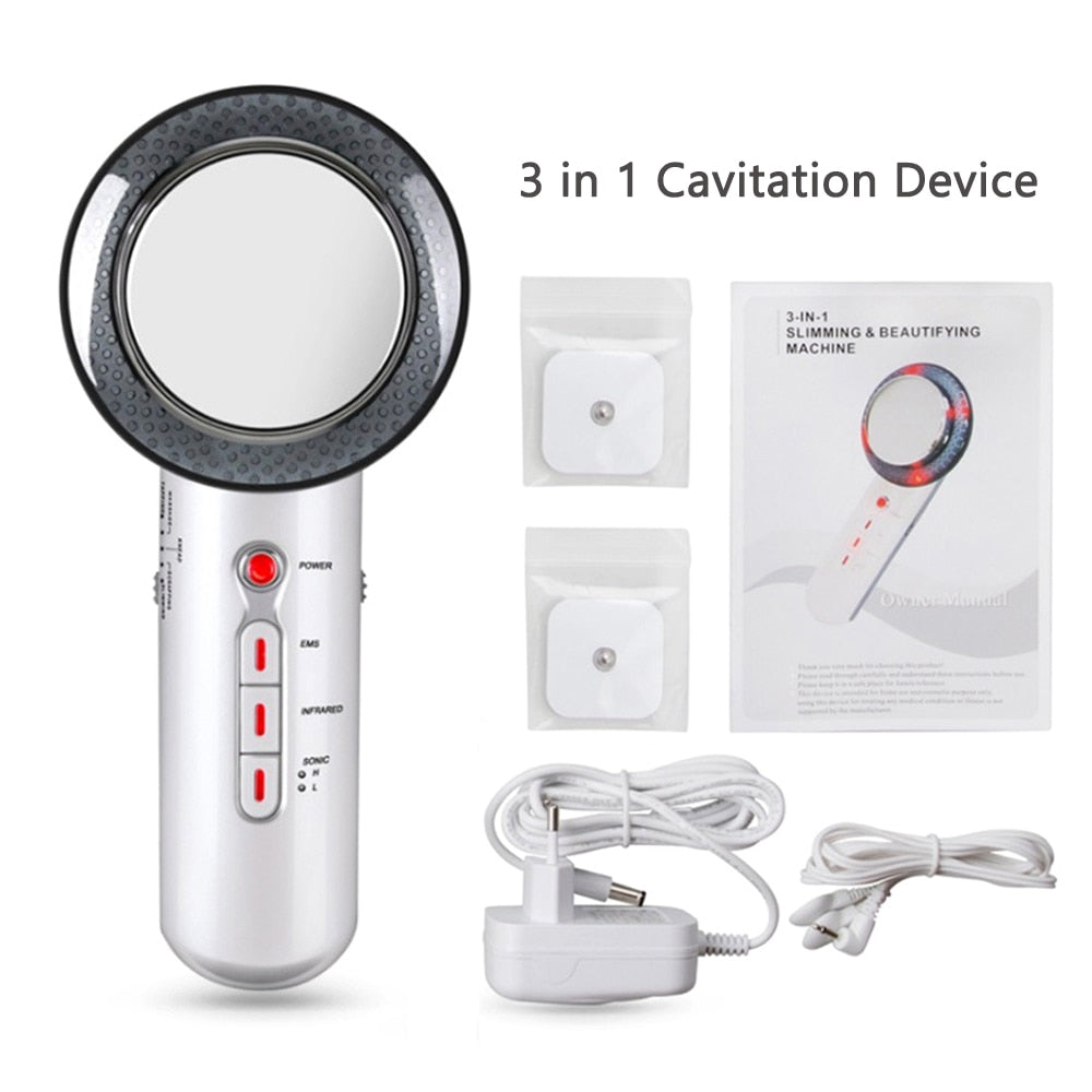 3 in 1 Ultrasonic Cavitation Fat Burner Machine