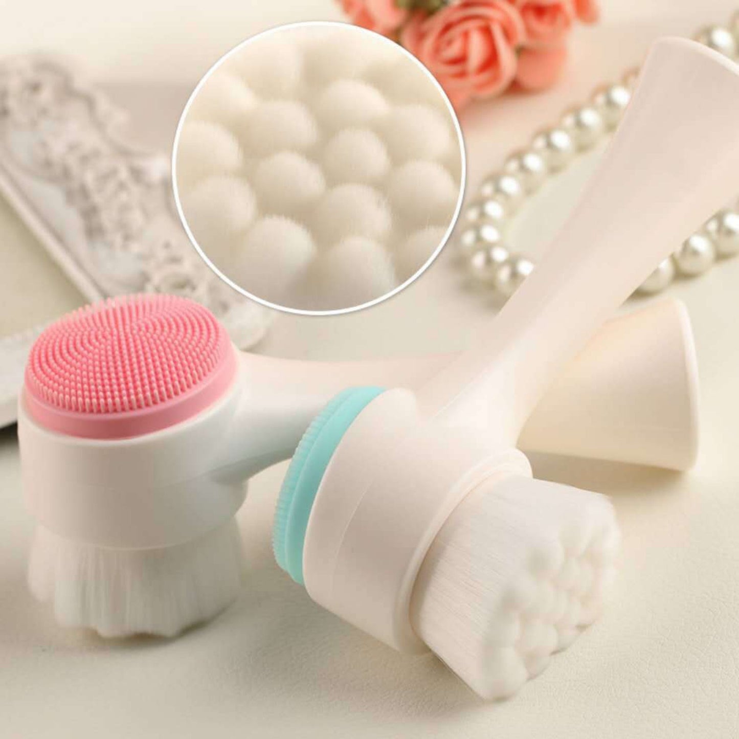 Double Sided Facial Cleansing Brush