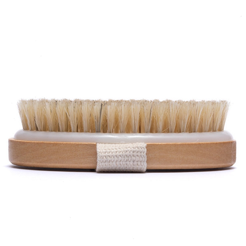 Wooden Plant Fiber Exfoliating Brush