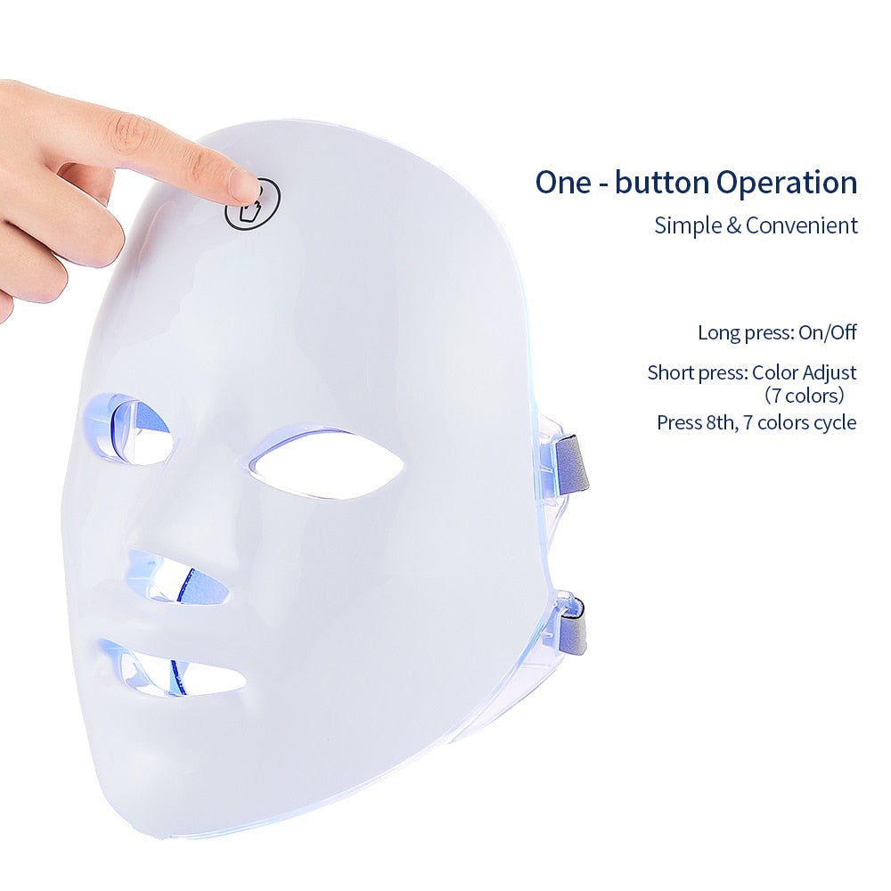 Rechargeable Facial LED Mask