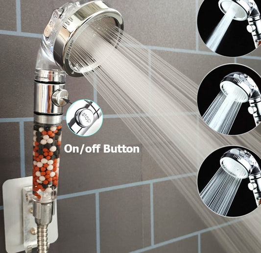 3 Mode Water Filtration Shower Head