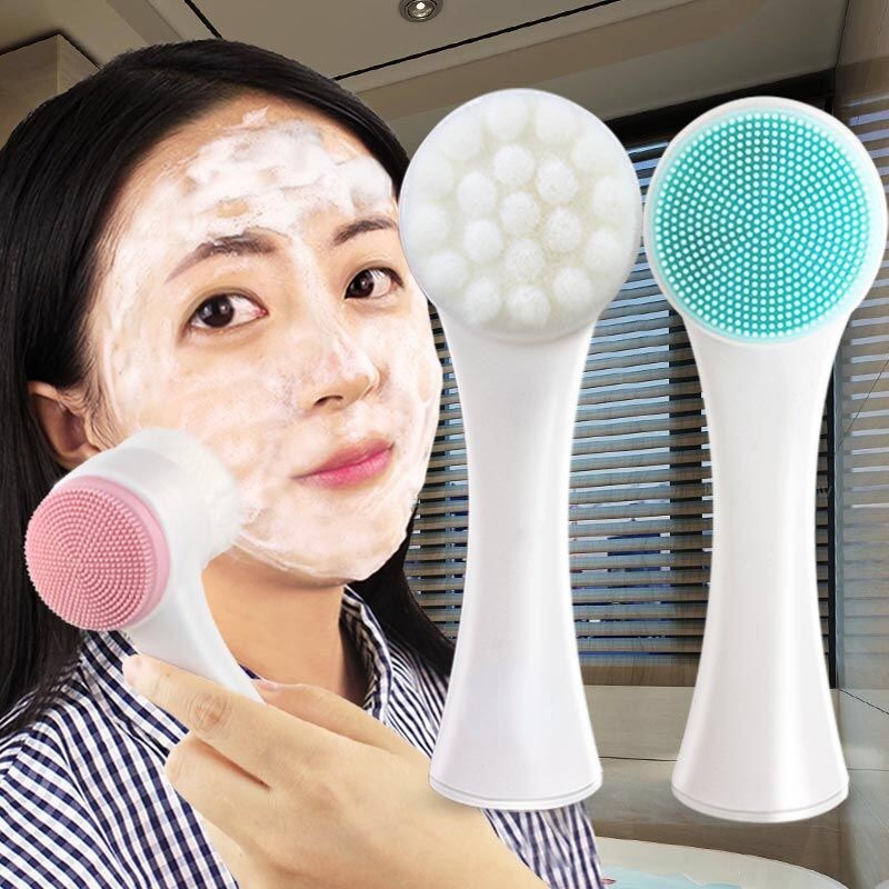 Double Sided Facial Cleansing Brush